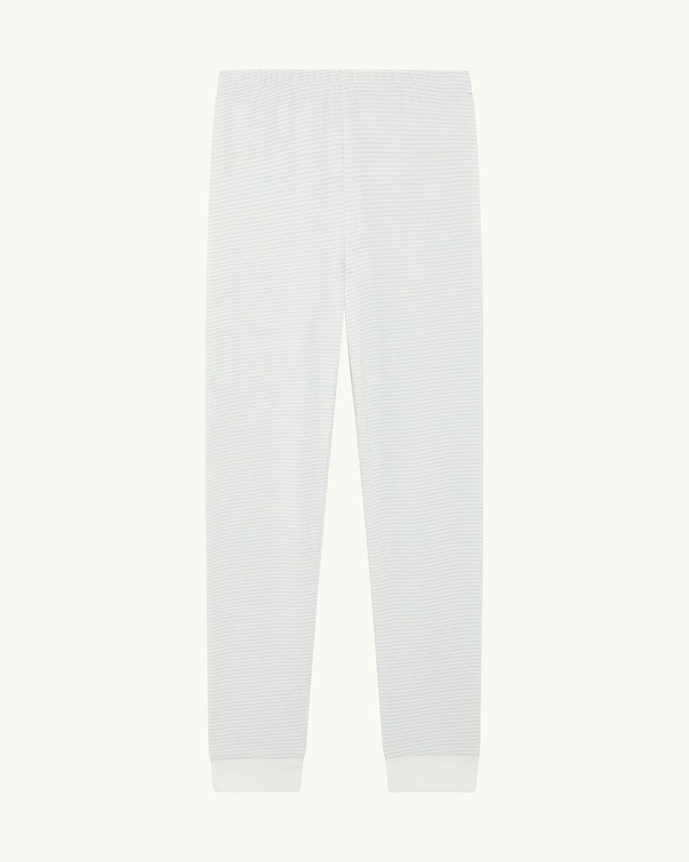 Derek Stripe Child Pyjama Two Piece Set  - Blue