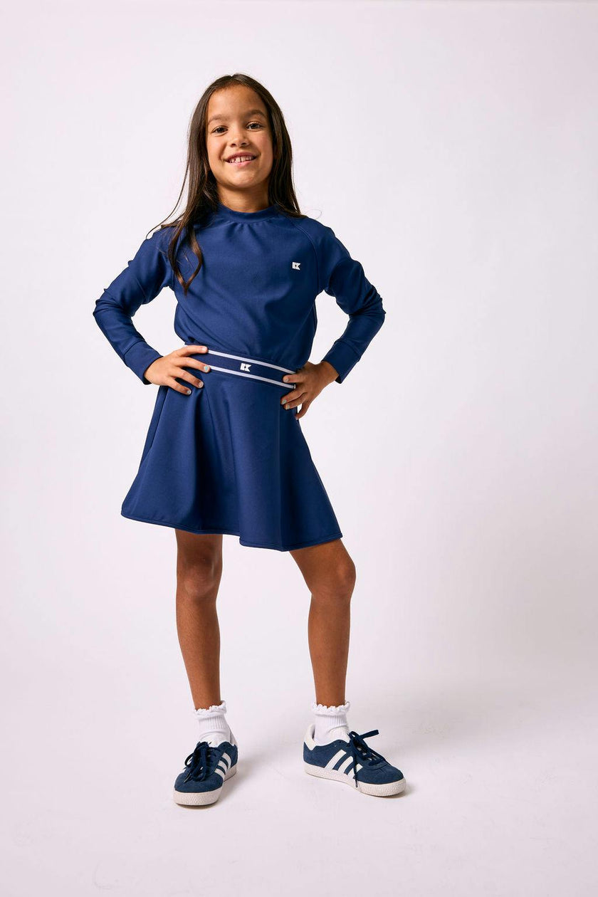 navy topspin skort