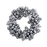 Beaded Bow Scrunchie Set