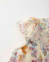 Posie Cotton Embroidered Romper (Baby)