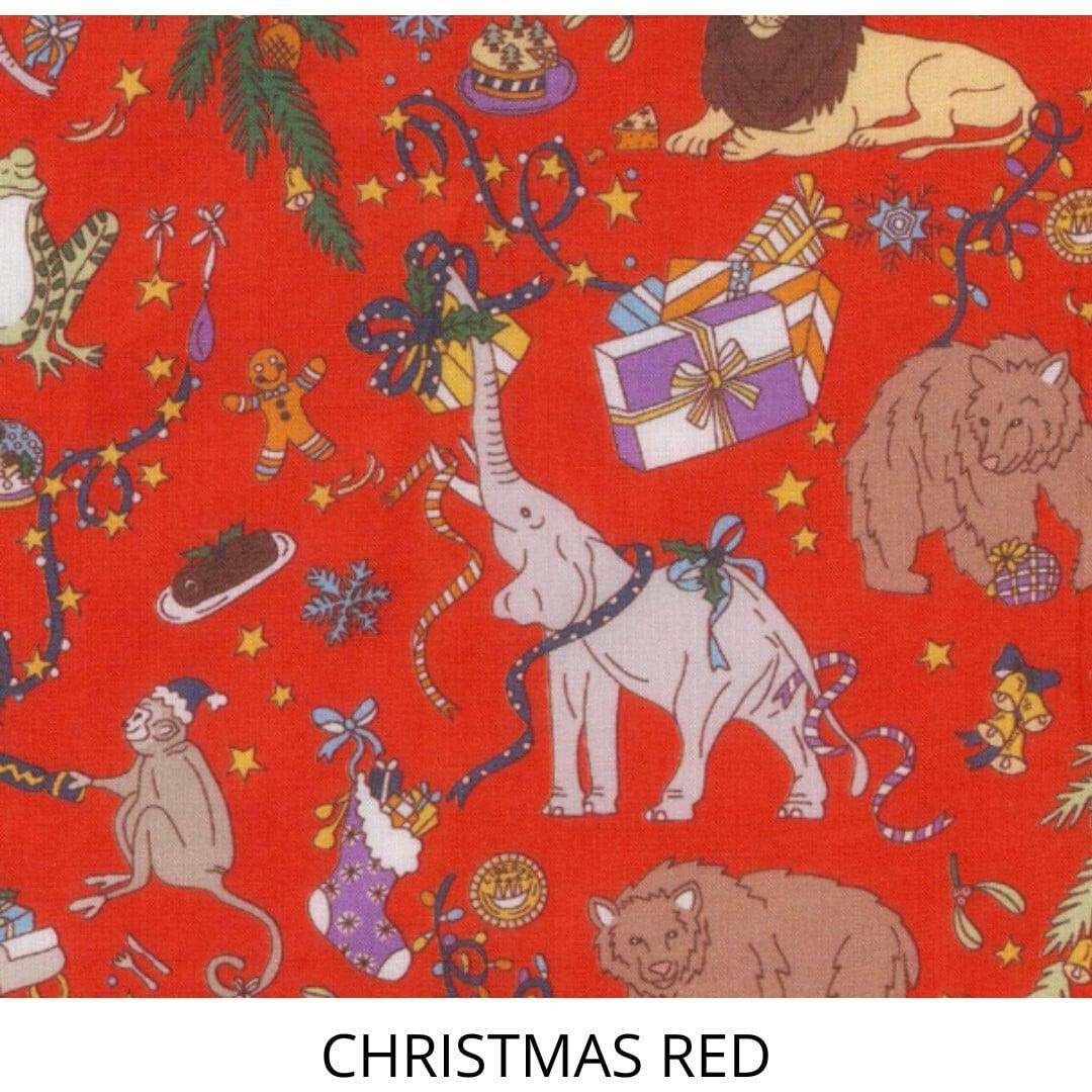 My Little Shop UK X Maisonette Exclusive Liberty Of London Baby'S First Christmas Gift Set, Red
