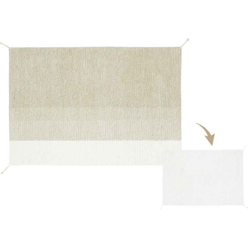 Reversible Gelato Rug. Green