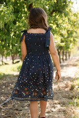 Mini Rayna Dress in Midnight Cascading Floral