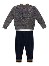 Mock Neck Sweater & Rib Legging Set