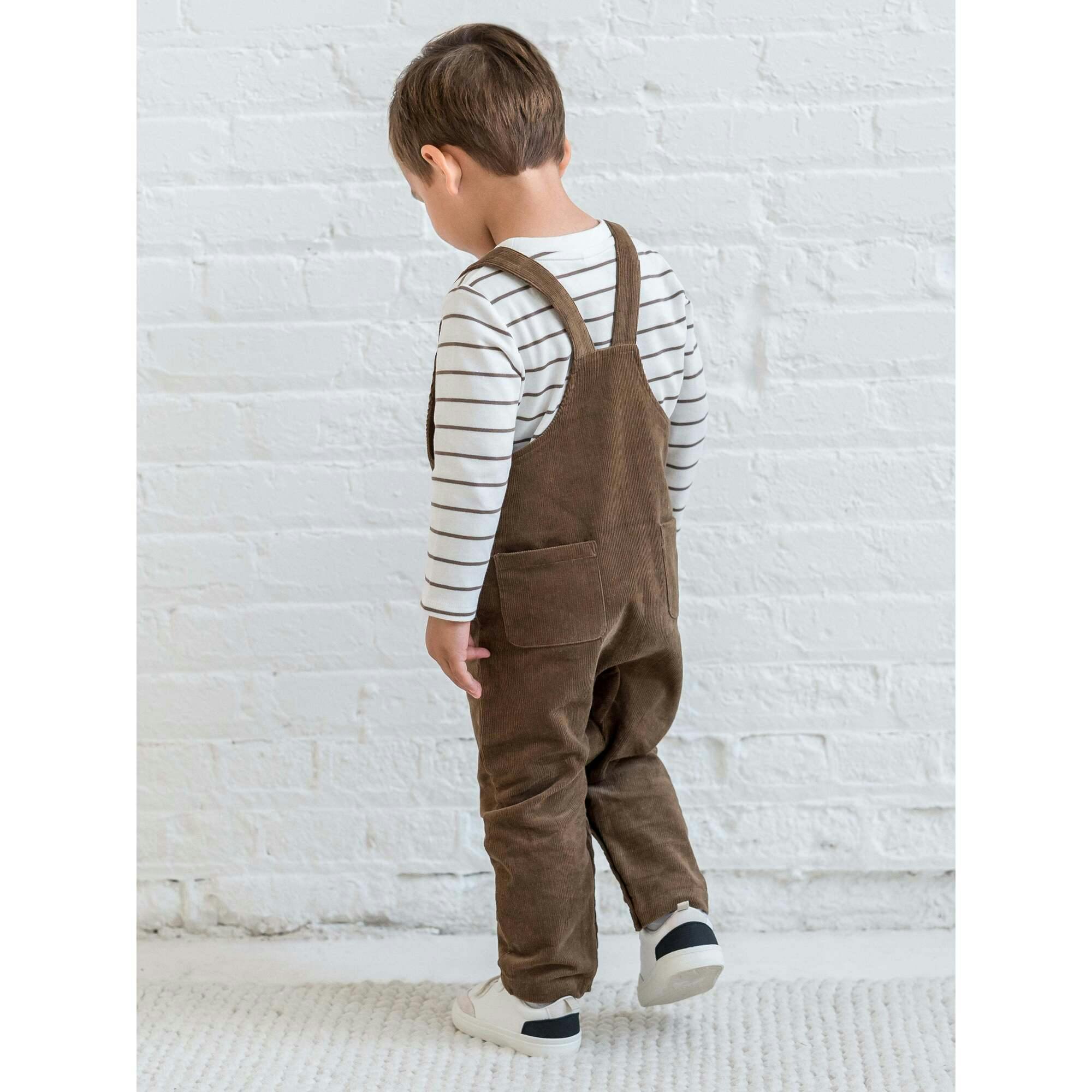 KENDI Remi Corduroy Overalls Ash
