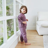 Heathered Vintage Sherpa Sweatshirt and Sweatpant Set