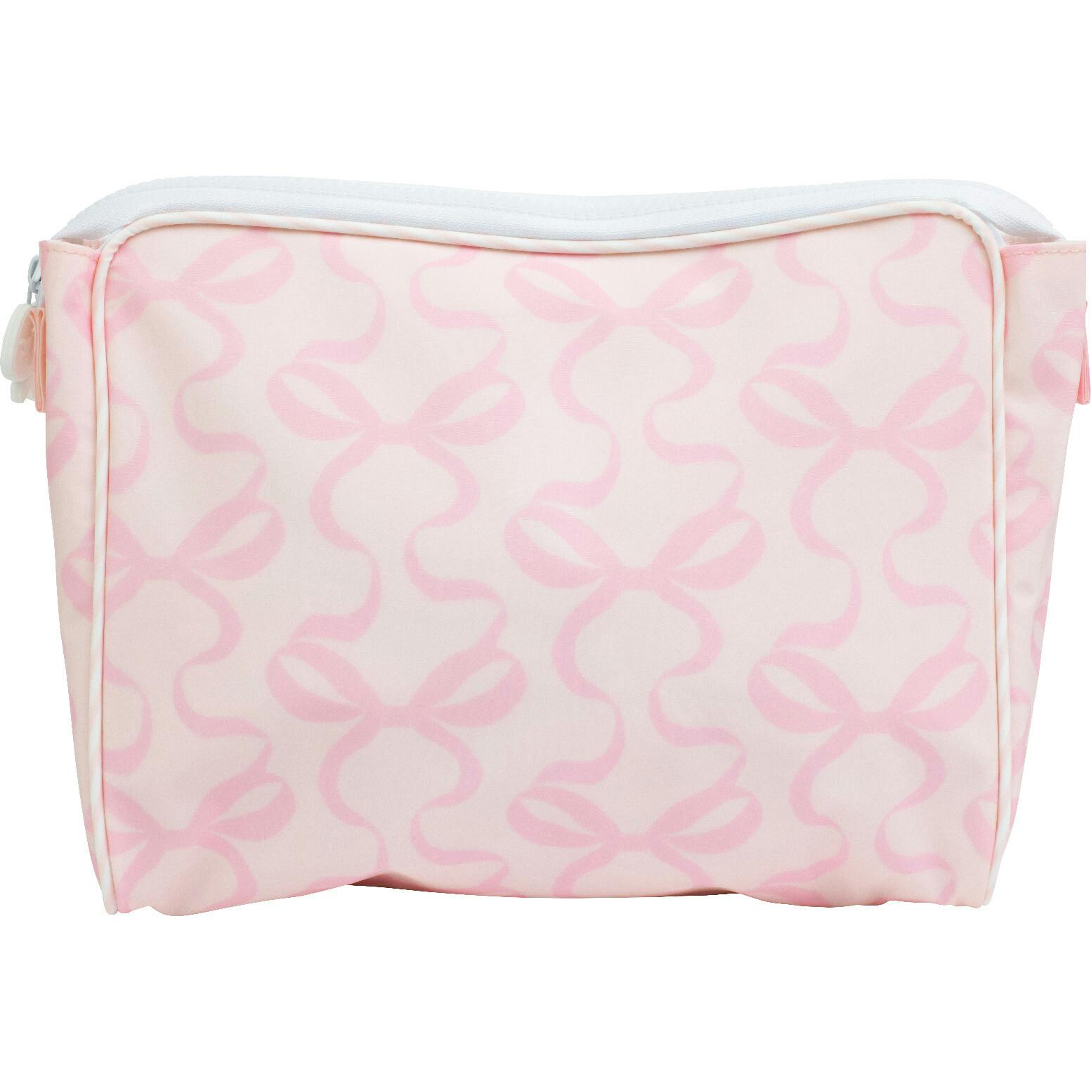 The Go Bag in Bows on Pink