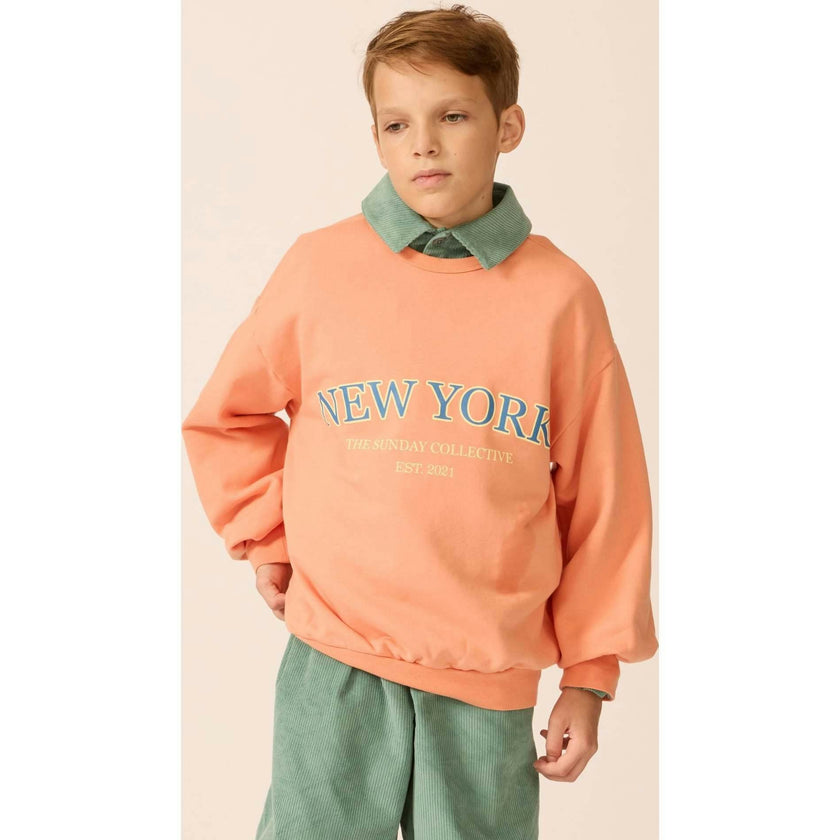 Organic Weekend Sweatshirt in Sunset Serenade