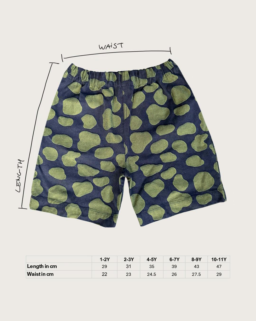 Kit Long Denim Dot Shorts