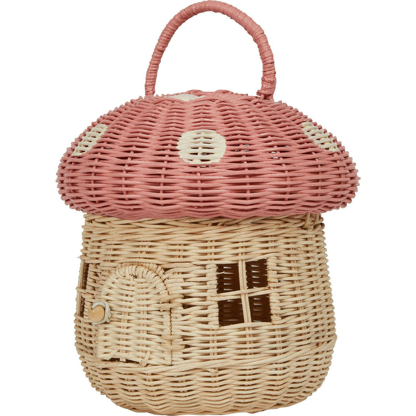 Rattan Mushroom Basket