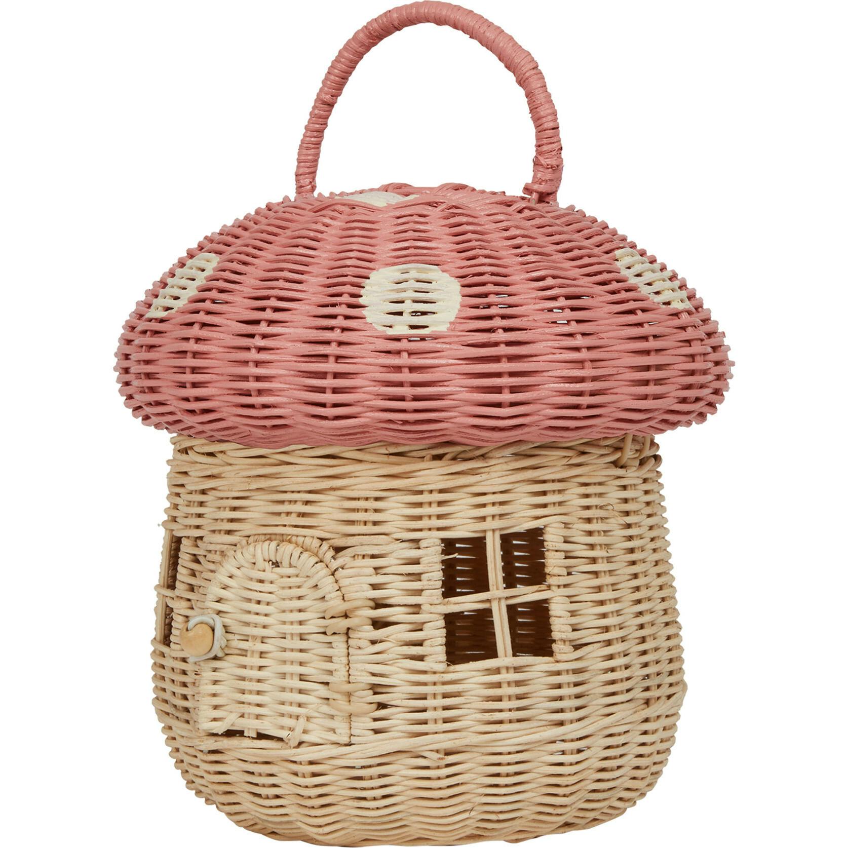 Rattan Mushroom Basket