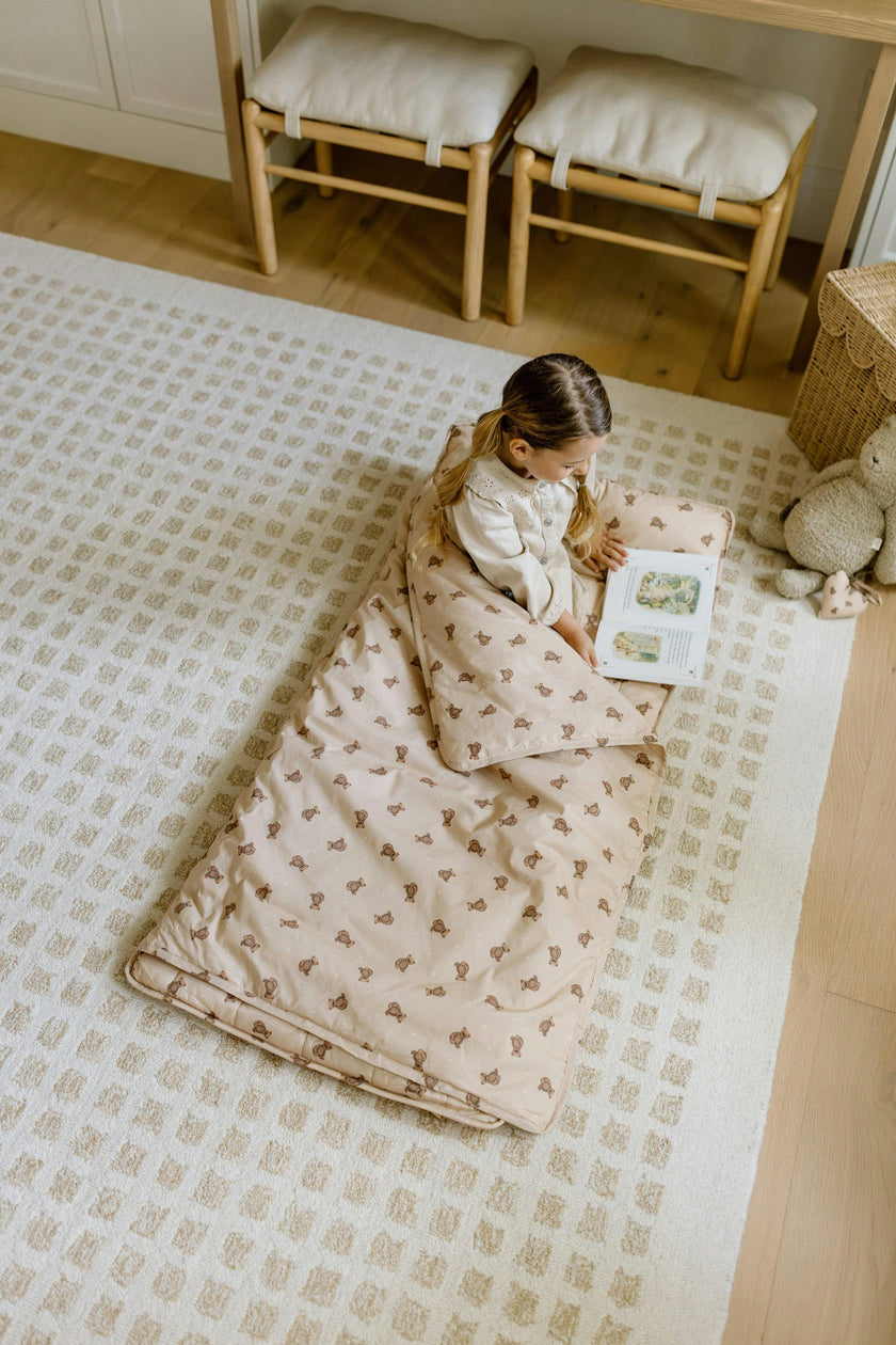 Organic Toddler Nap Roll-N-Rest Mat Set