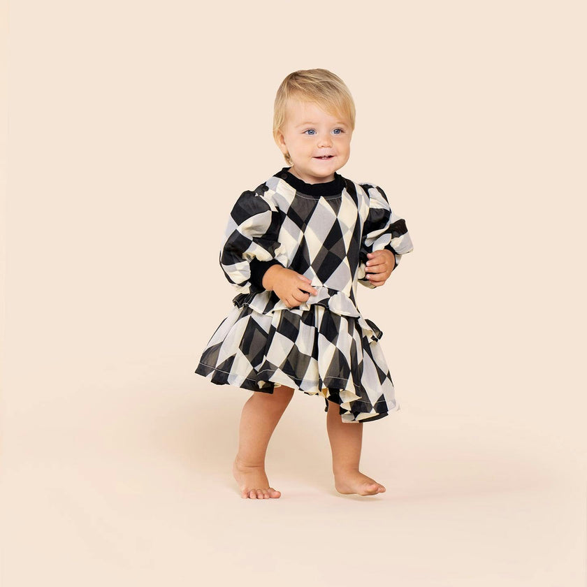Baby Terry and Organza Dress