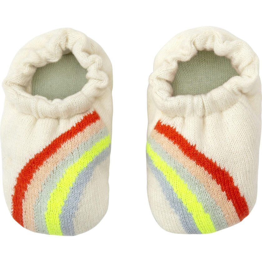 Rainbow Baby Booties
