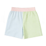 Stripe Seersucker Swim Trunk