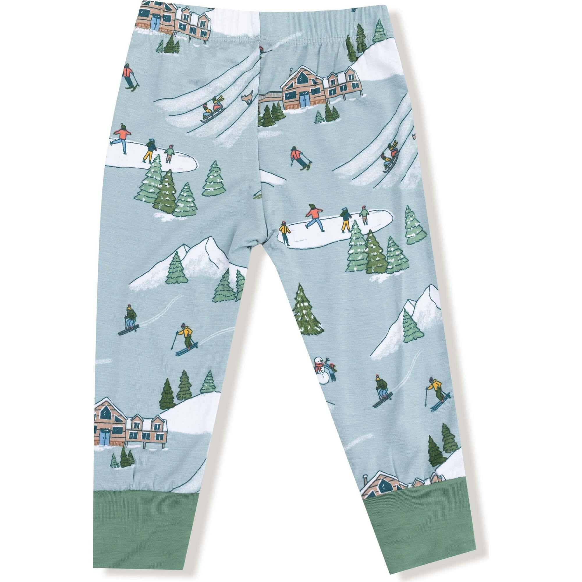 Winter Fun Skiers - Long Sleeve Loungewear Set