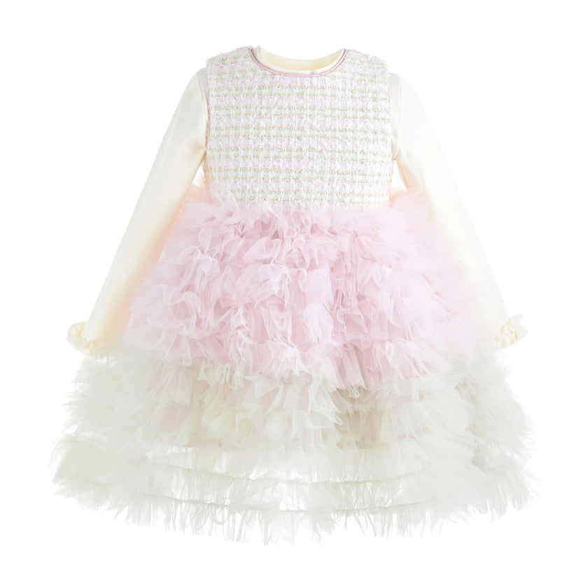 Light Pink Lina Pixie‑Twirl Dress Sets