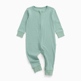Ribbed Clever Zip Snug Fit Pajamas