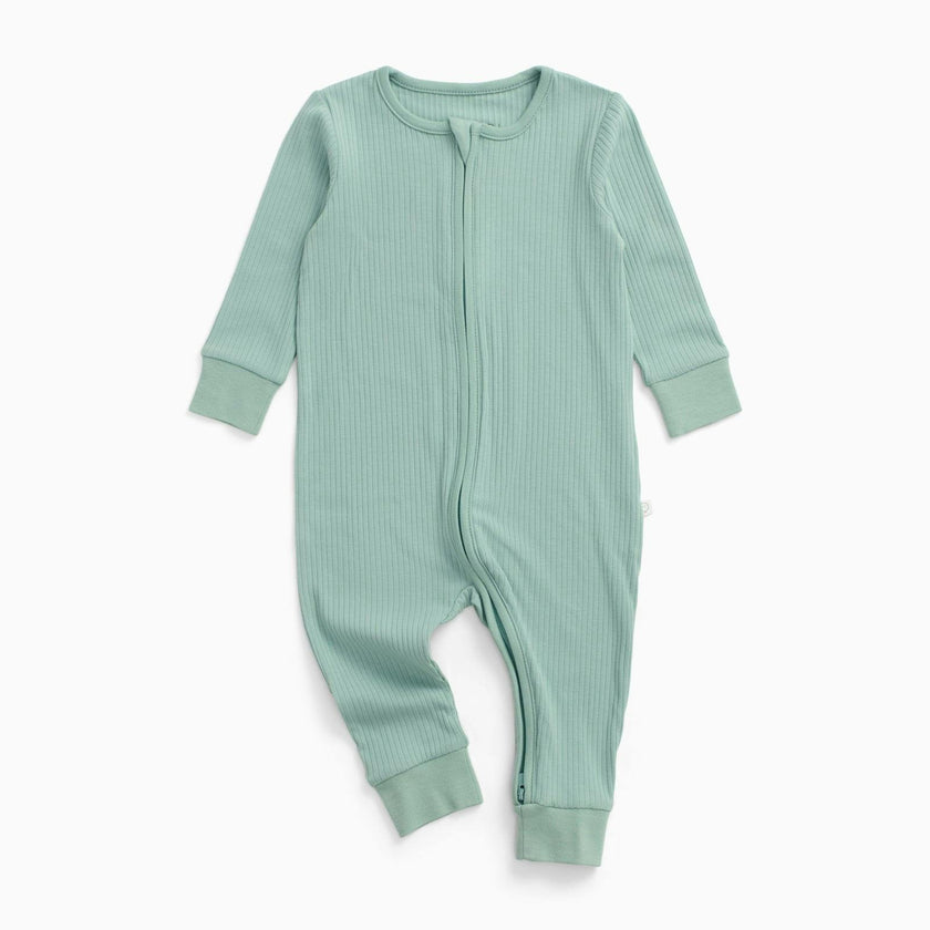 Ribbed Clever Zip Snug Fit Pajamas
