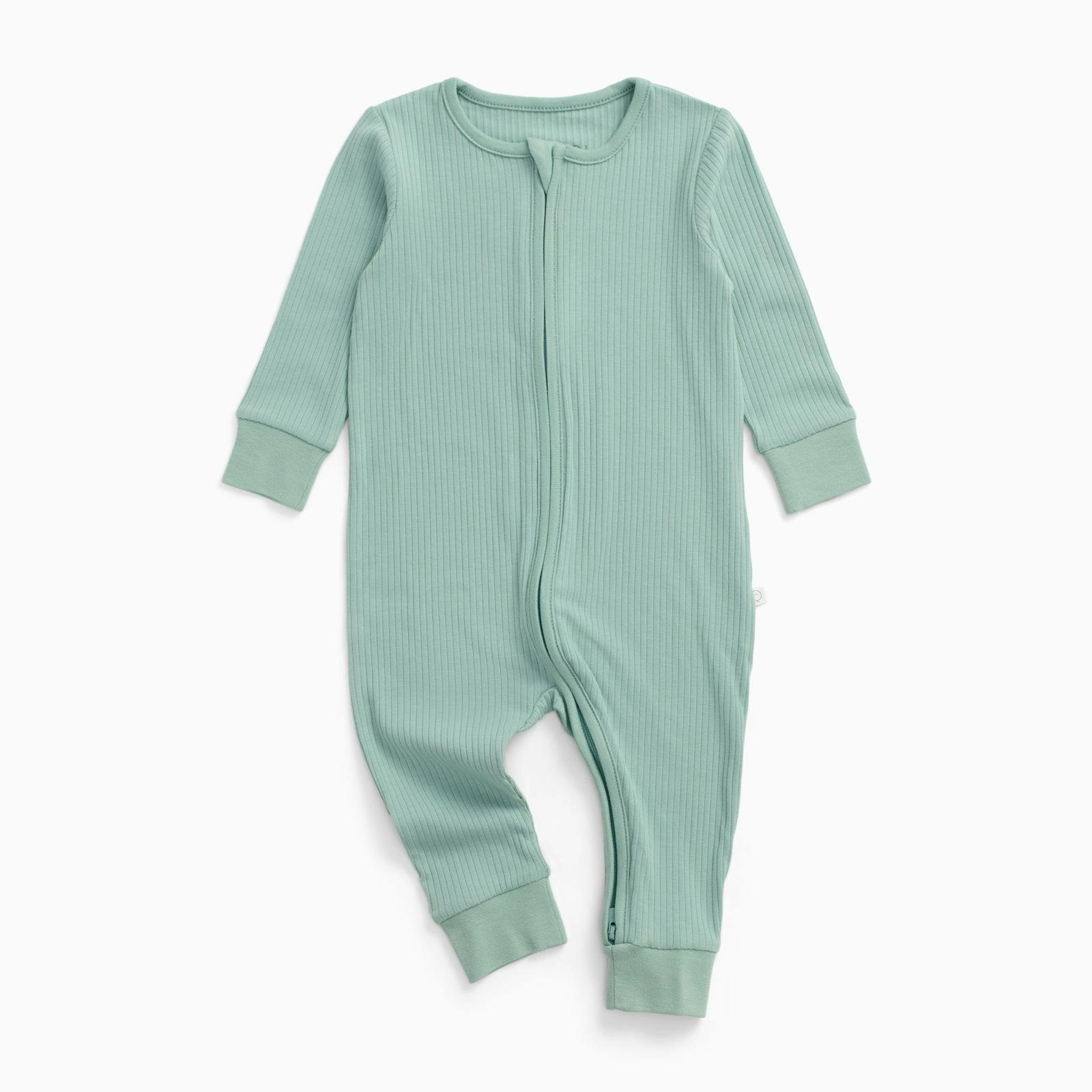 Ribbed Clever Zip Snug Fit Pajamas