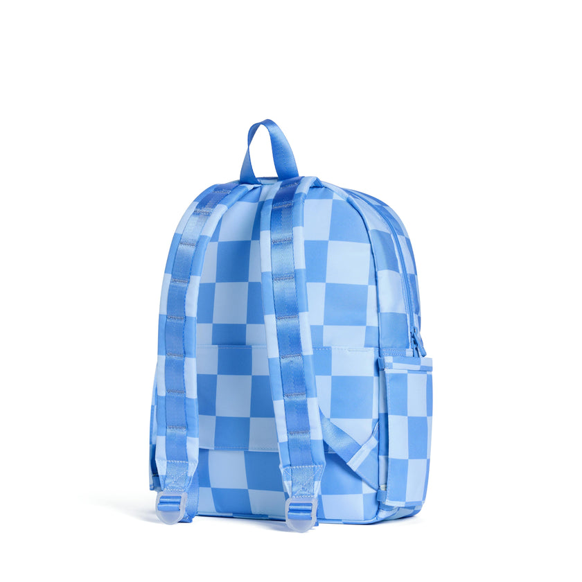 Kane Backpack, Charms Blue Checkerboard