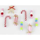 Gingerbread House Hair Clips