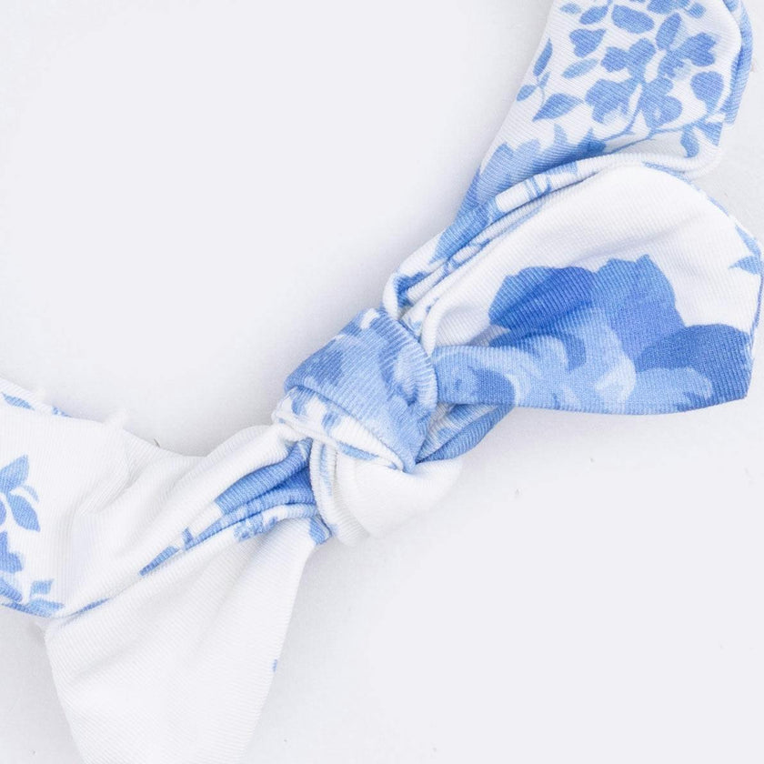 Dream Cottage Floral - Kimono Gown & Knot Headband