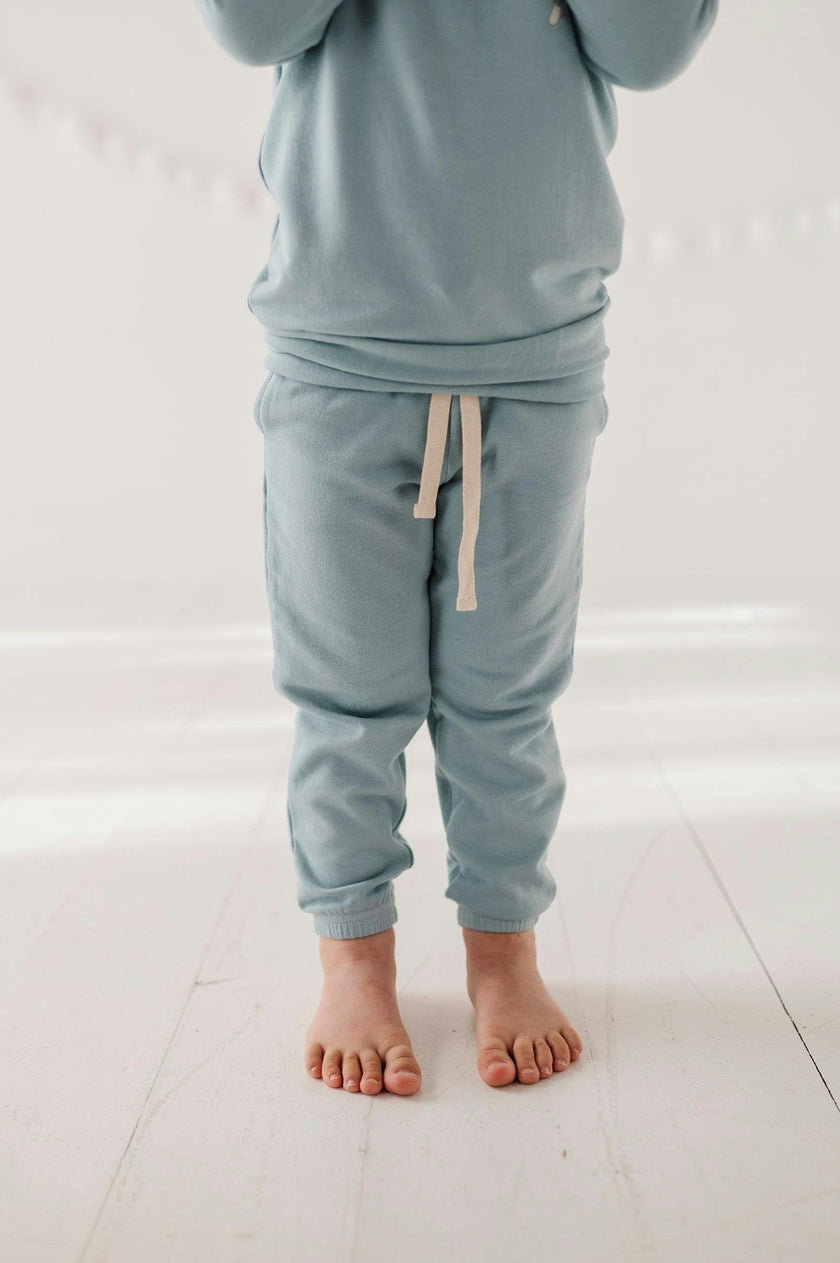 Boys Joggers in Ski Blue