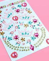 Pretty Princess Gem Set - 53 adhesive gems
