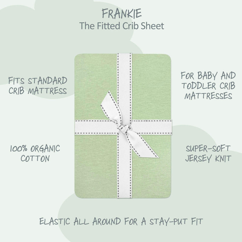 FRANKIE 2-Pack Fitted Crib Sheet