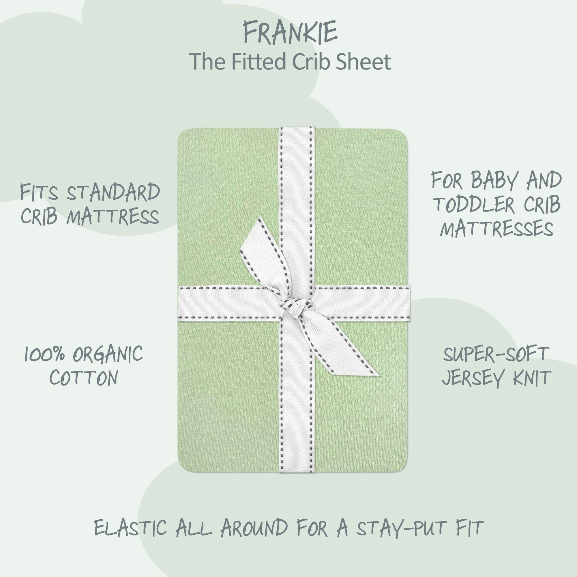 FRANKIE 2-Pack Fitted Crib Sheet
