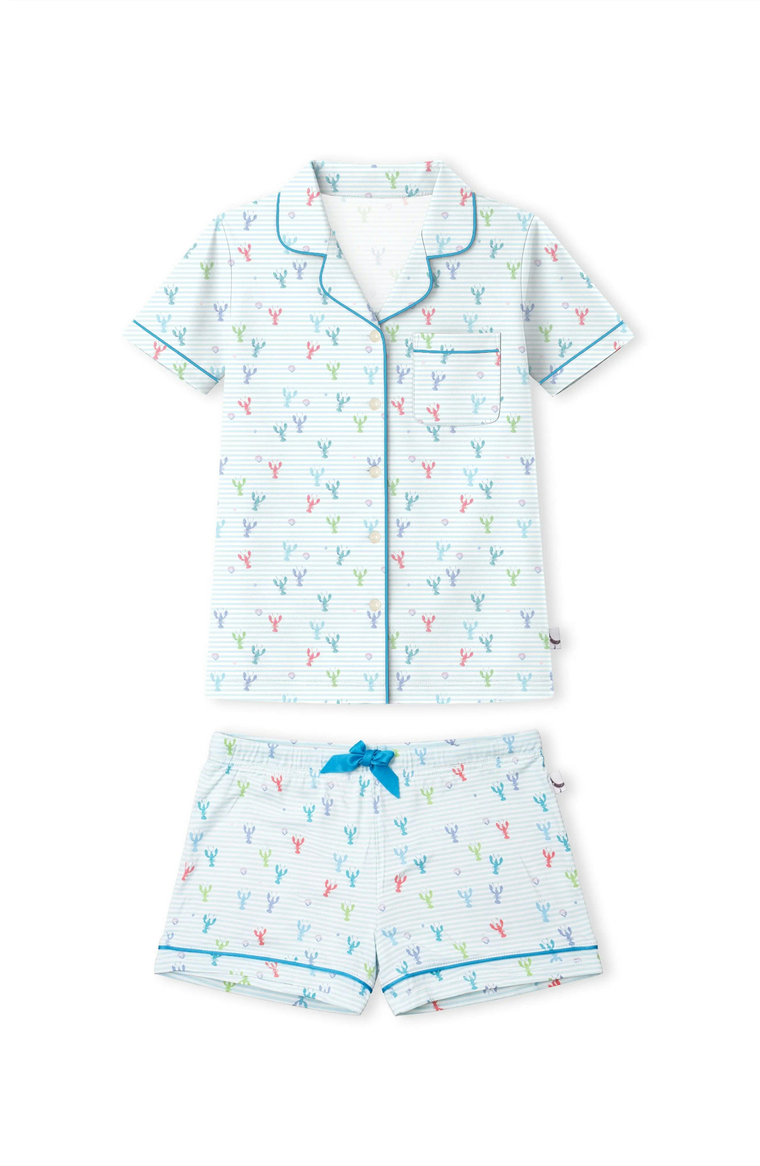 Multicolour Lobster Jersey Short Sleeve PJ Set