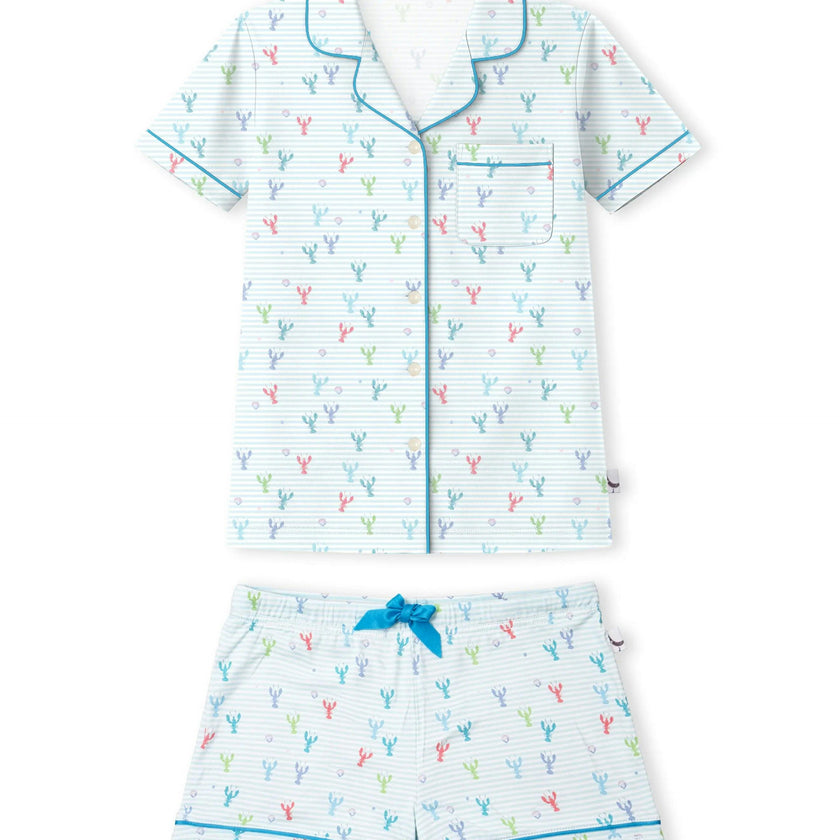 Multicolour Lobster Jersey Short Sleeve PJ Set