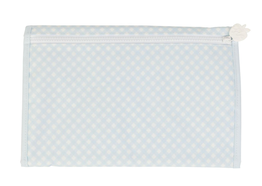 The Changing Pad in Blue Gingham