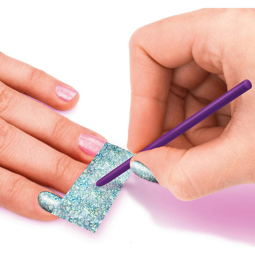 Shimmer 'N Sparkle: Metallic Rainbow Nail Art
