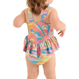 The Paradiso - Girls Ruffle One Piece with Tutu UPF 50+
