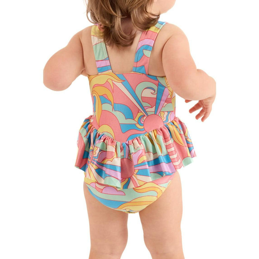The Paradiso - Girls Ruffle One Piece with Tutu UPF 50+