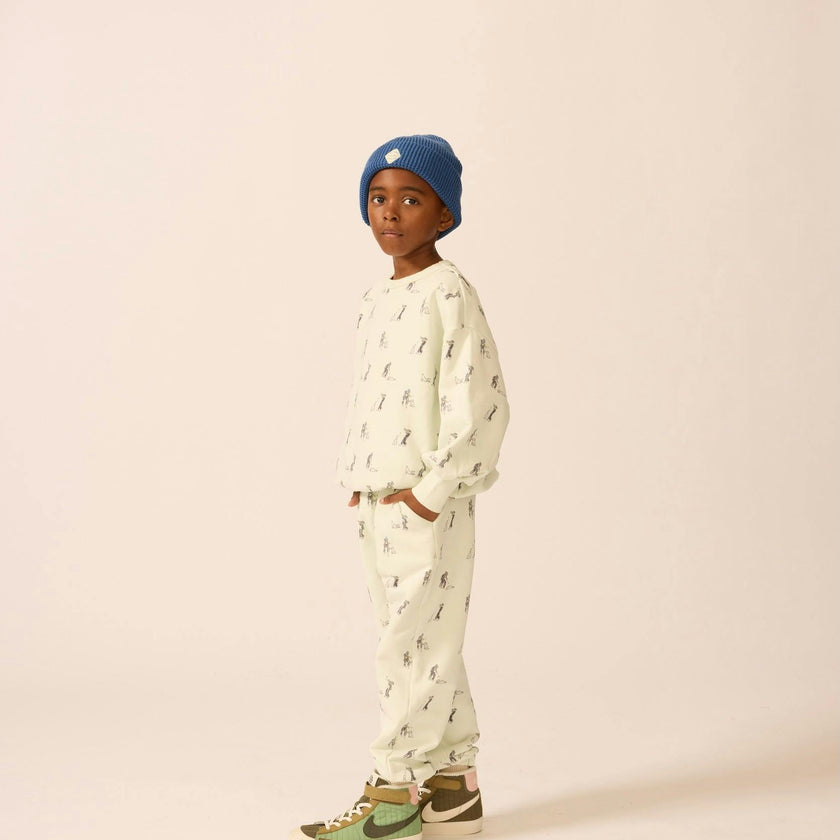 Organic Weekend Jogger in Blue Haze Duet