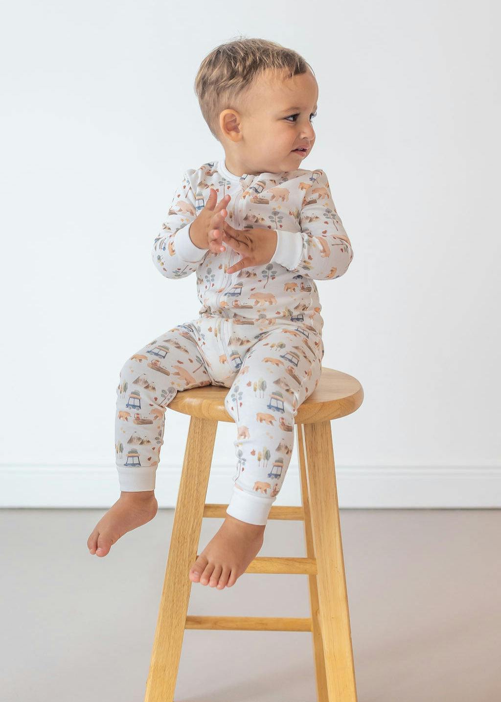 Forest Adventure Pima Baby Pajama
