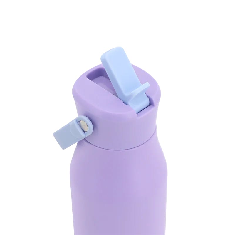 Oz Daypack Backpack with 22oz Flowee Water Bottle in Lavender Checkers