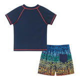 Short Sleeve Rocket Rashguard Swim Set
