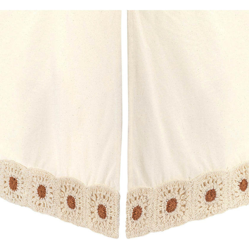 Charlie Farmhouse Crochet Baby Crib Skirt
