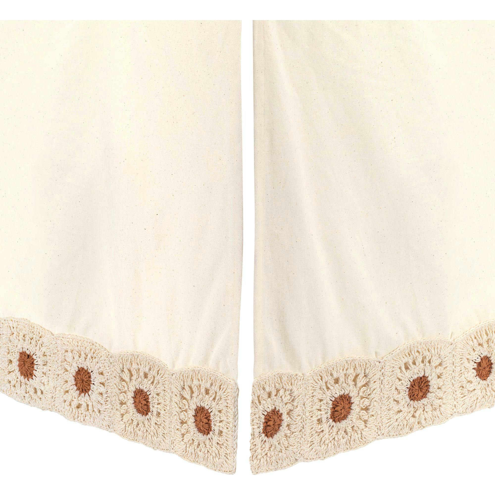 Charlie Farmhouse Crochet Baby Crib Skirt