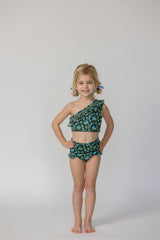 Josie in Spring Mustard In Navy