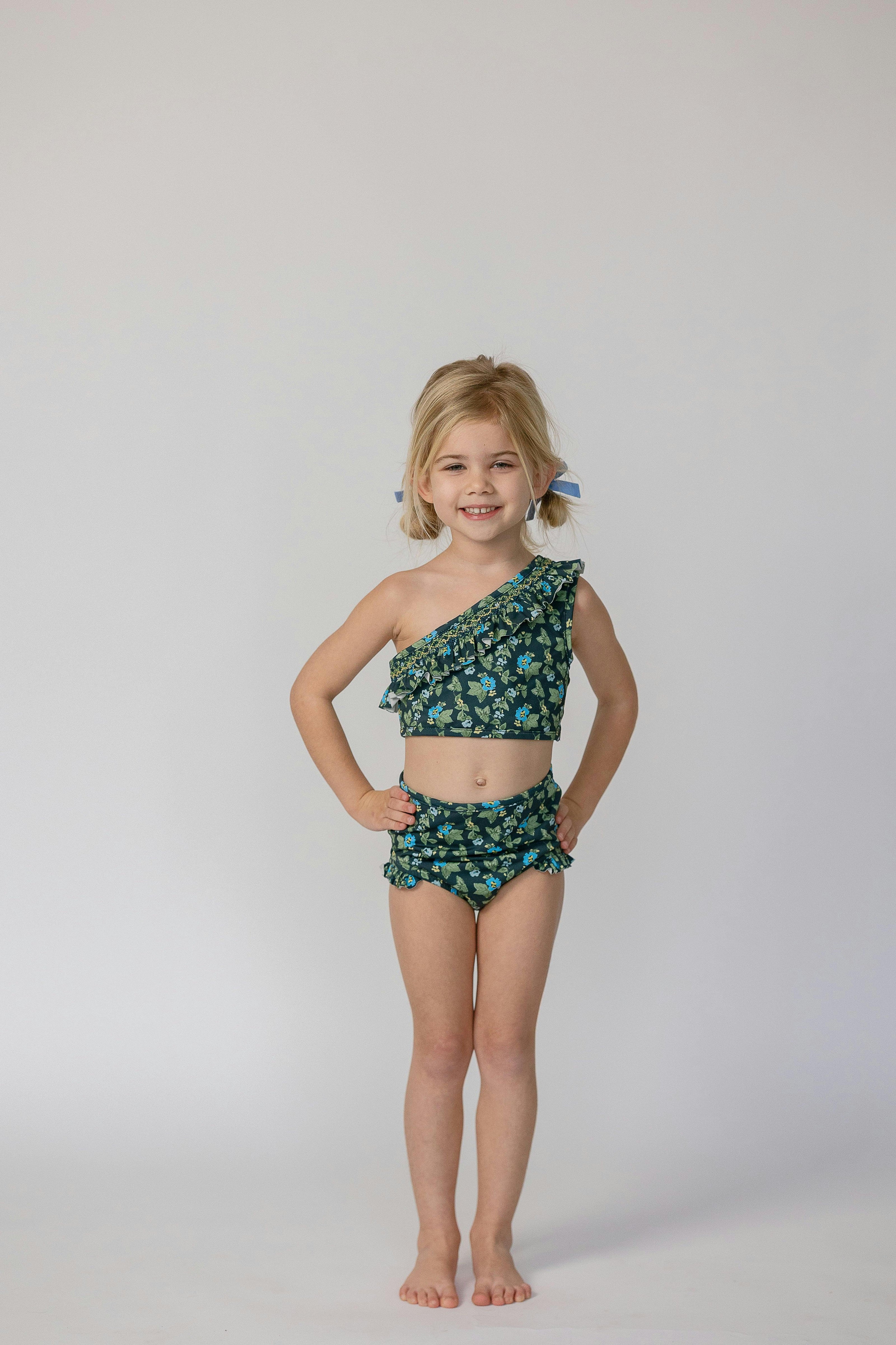 Josie in Spring Mustard In Navy