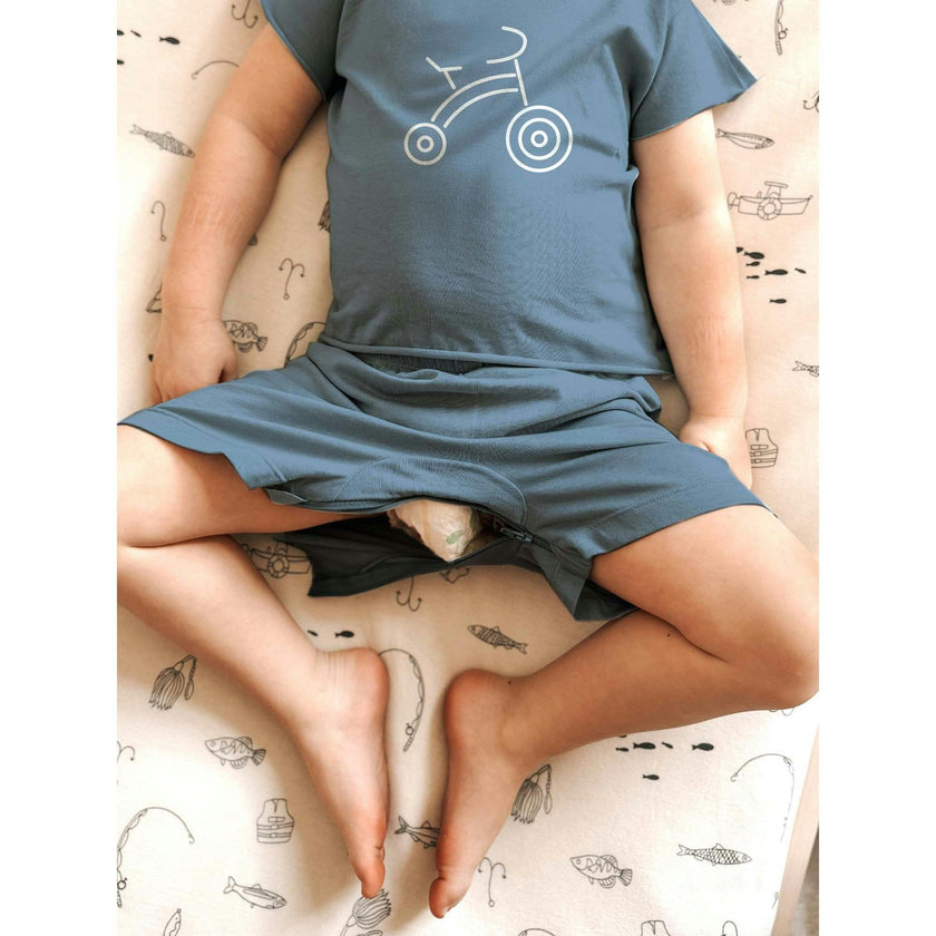 T-shirt & Short Set, Blue