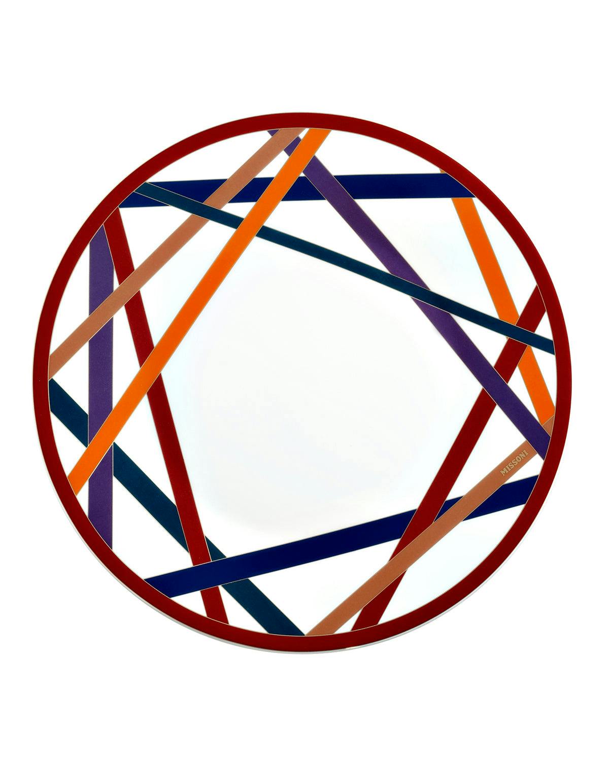 Charger Plate NASTRI  Multicolor diam. 12.5