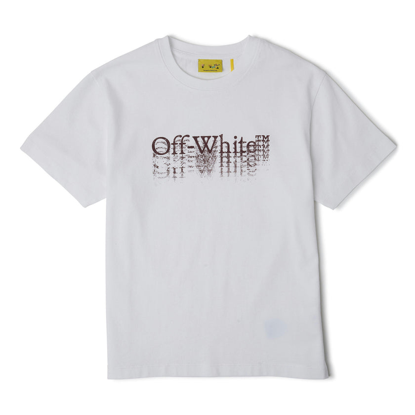 White Big Bookish Stamp Short Sleeve T-Shirt