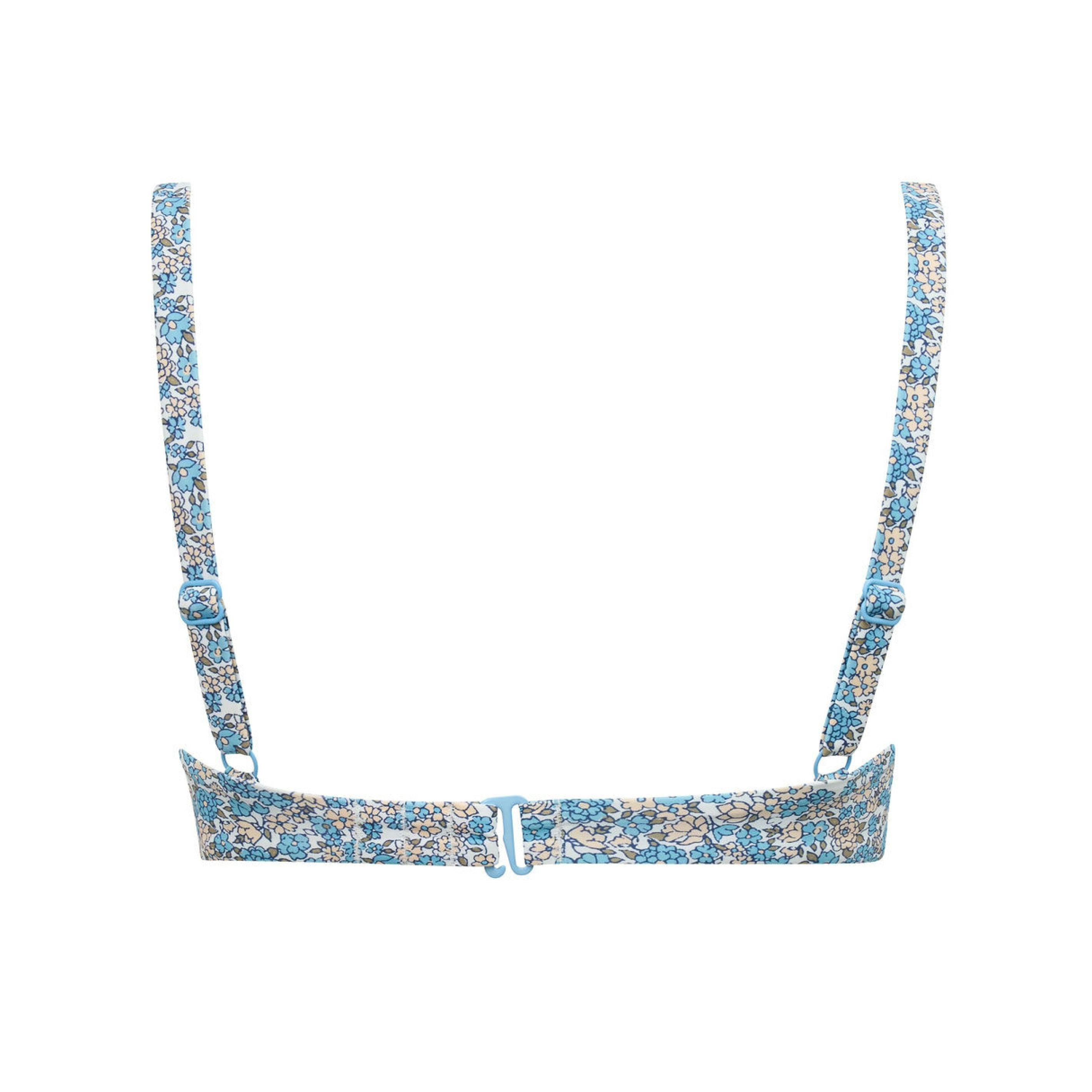 women's original slate floral bikini top