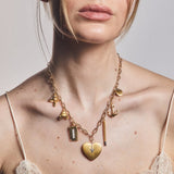 Arrow Heart Charm